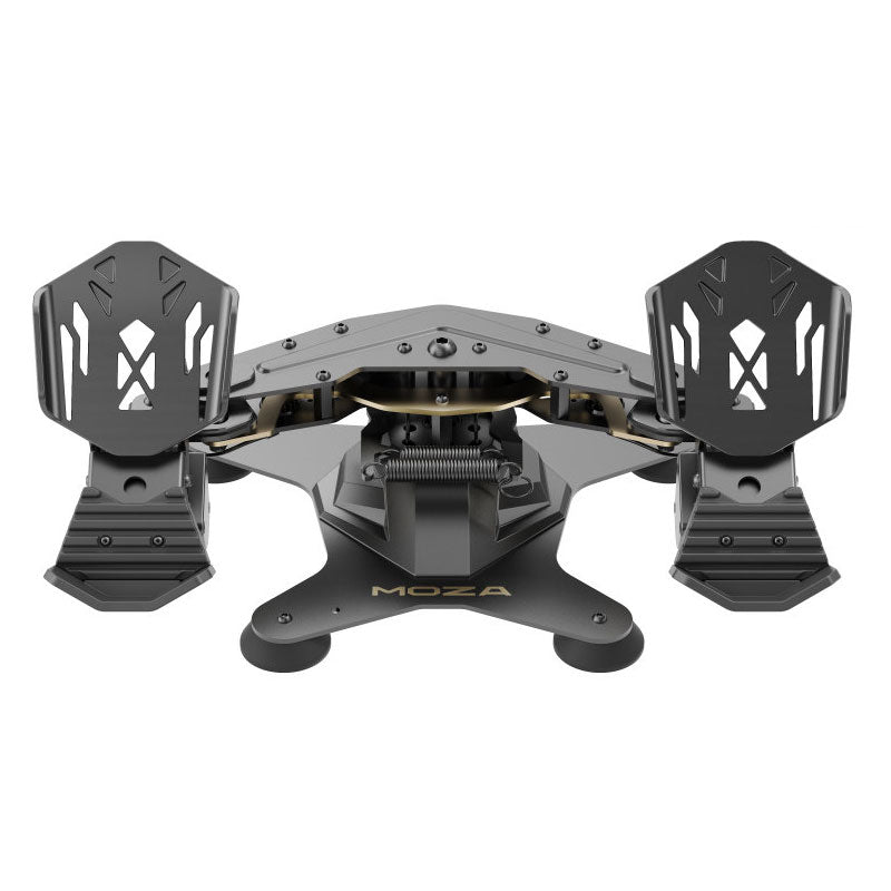 MOZA MRP Rudder Pedals with Adjustable Pedal Angle and Hall Sensor for Precise Flight Simulation