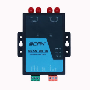 GCAN-208-2C-F Single-Mode Dual-Core Fiber Optic to CAN Bus Module 9-36VDC CAN Fiber Optic Repeater Adapter (ST Port)