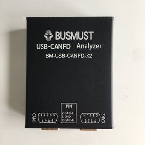 CANFD-X2 2-Channel Isolated USB-CANFD Analyzer Support CAN Classic2.0B &amp; CANFD Protocols for Busmaster