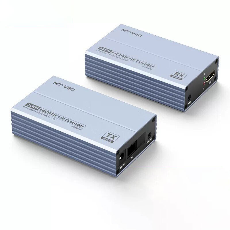 MT-ViKI HDMI-Compatible IR Fiber Extender 1080P Single Mode SC Transceiver 20KM (MT-ED020 TX + RX)