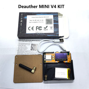 DSTIKE Deauther MiNi V4 KIT ESP8266 Development Board Wireless Debugging Kit with 3D-Printed Case
