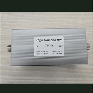 BPF-7M-200WM-Plus 7MHz 200W Shortwave High Isolation Bandpass Filter RF Accessory with M Female Connector