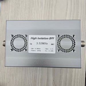 BPF-3.52M-200WM-Plus 3.52MHz 200W Shortwave High Isolation Bandpass Filter RF Accessory with M Female Connector