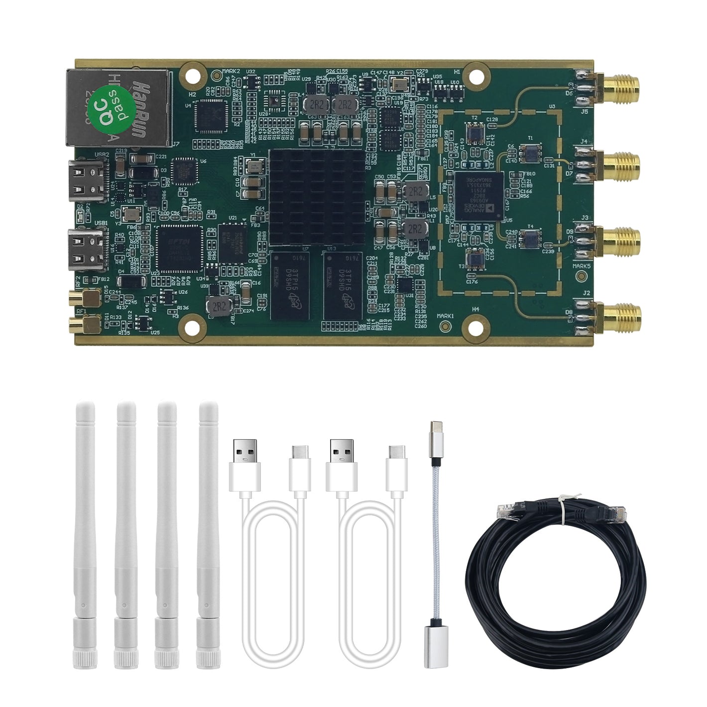 HamGeek ADI Pluto+ 70Mhz-6Ghz SDR AD936x XC7z020 FPGA (No Shell) for Libiio iioscope SDRsharp Matlab