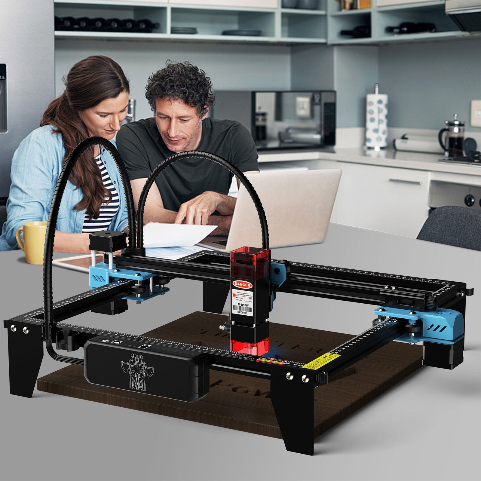 TWOTREES TTS-10 Pro 10W Laser Engraving Machine (EU/US Standard Power)