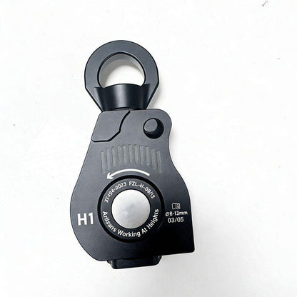 H1 Universal Pulley 25KN Electric Assisted Rope Collector Multifunctional Pulley for Height Operation/Rock Climbing