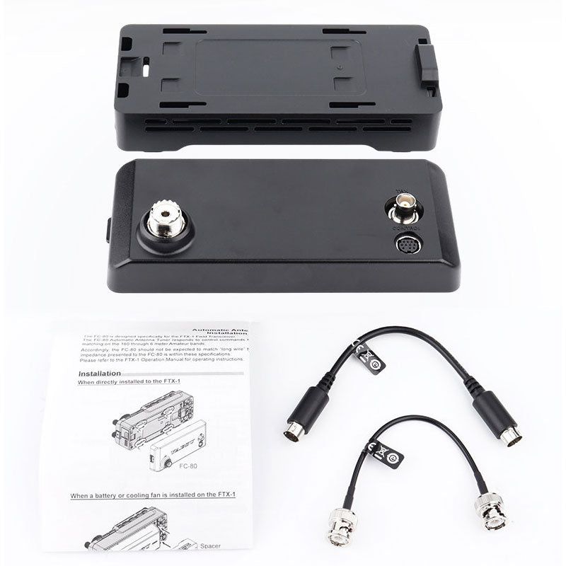 HamGeek FC-80 1.8-54MHz Automatic Antenna Tuner HF/50MHz 10W Modular Design for YAESU FTX-1 FTX-1C