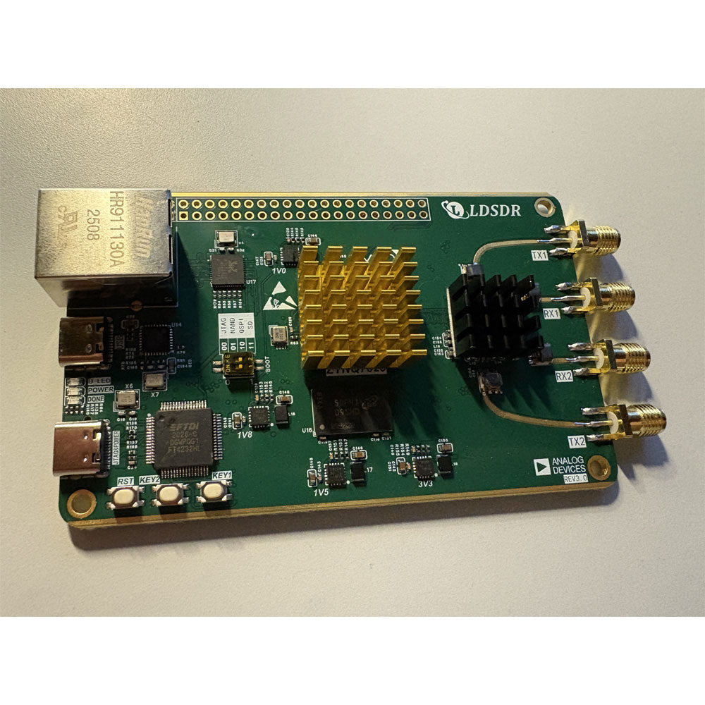 HamGeek ZYNQ7020+AD9363 Software Defined Radio Development Board 2TX+2RX SDR with Acrylic Shell for PlutoSDR
