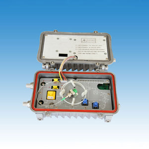 YT8684-2M 2-Way Outdoor FTTH Optical Receiver 60V AGC CATV Fiber Node Amplifier Building Transmission