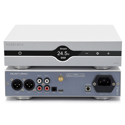 Audalytic Silvery DAC-DR70 Streaming Decoder DSD512 PCM768kHz Bluetooth Discrete R2R Streaming DAC