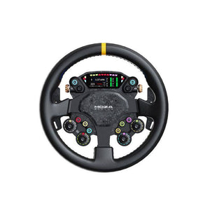 MOZA RACING CS Pro 325mm Steering Wheel Gaming Wheel with 2.99-Inch Display + Paddles Add-on Kit