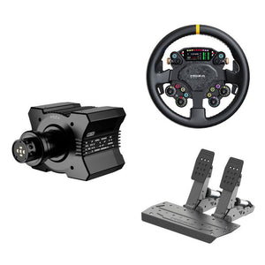 MOZA RACING CS Pro 325mm Steering Wheel + R9 V3 9Nm Direct Drive Wheel Base + SRP2 2-Pedal Set