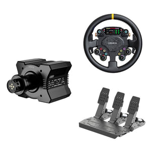 MOZA RACING CS Pro 325mm Racing Wheel + R9 V3 9Nm Direct Drive Wheel Base + SRP2 3-Pedal Set