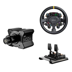 MOZA RACING CS Pro 325mm Steering Wheel + R9 V3 9Nm Direct Drive Wheel Base + CRP2 2-Pedal Set