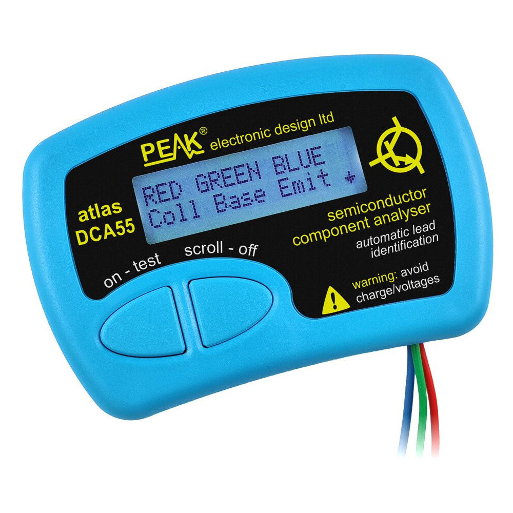 Original Atlas DCA55 Semiconductor Component Analyser Automatic Lead Identification for PEAK Electronic Design