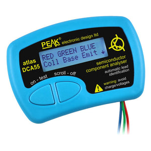 Original Atlas DCA55 Semiconductor Component Analyser Automatic Lead Identification for PEAK Electronic Design