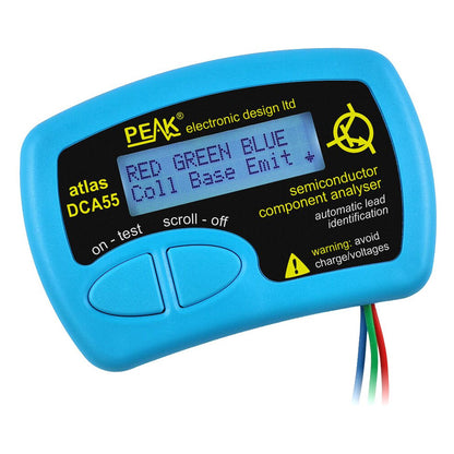 Original Atlas DCA55 Semiconductor Component Analyser Automatic Lead Identification for PEAK Electronic Design