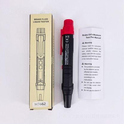 HABOTEST HT662 Brake Fluid Liquid Tester Pen Brake Fluid Water Tester with Alarms for DOT3/DOT4/DOT5.1