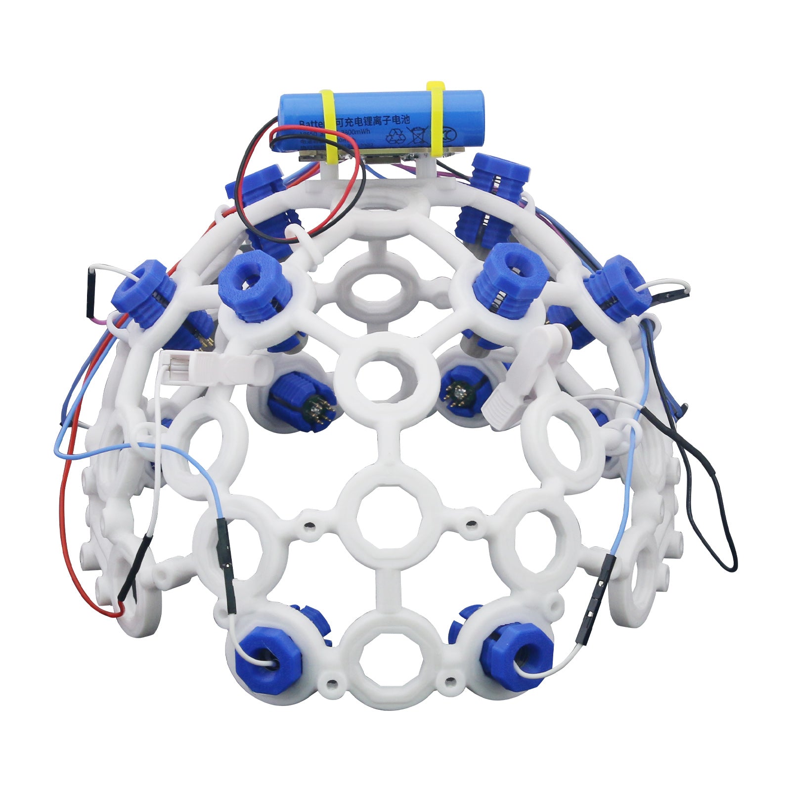 Customized 3D-Printed 8-Channel EEG Caps for OpenBCI++ Brain Computer