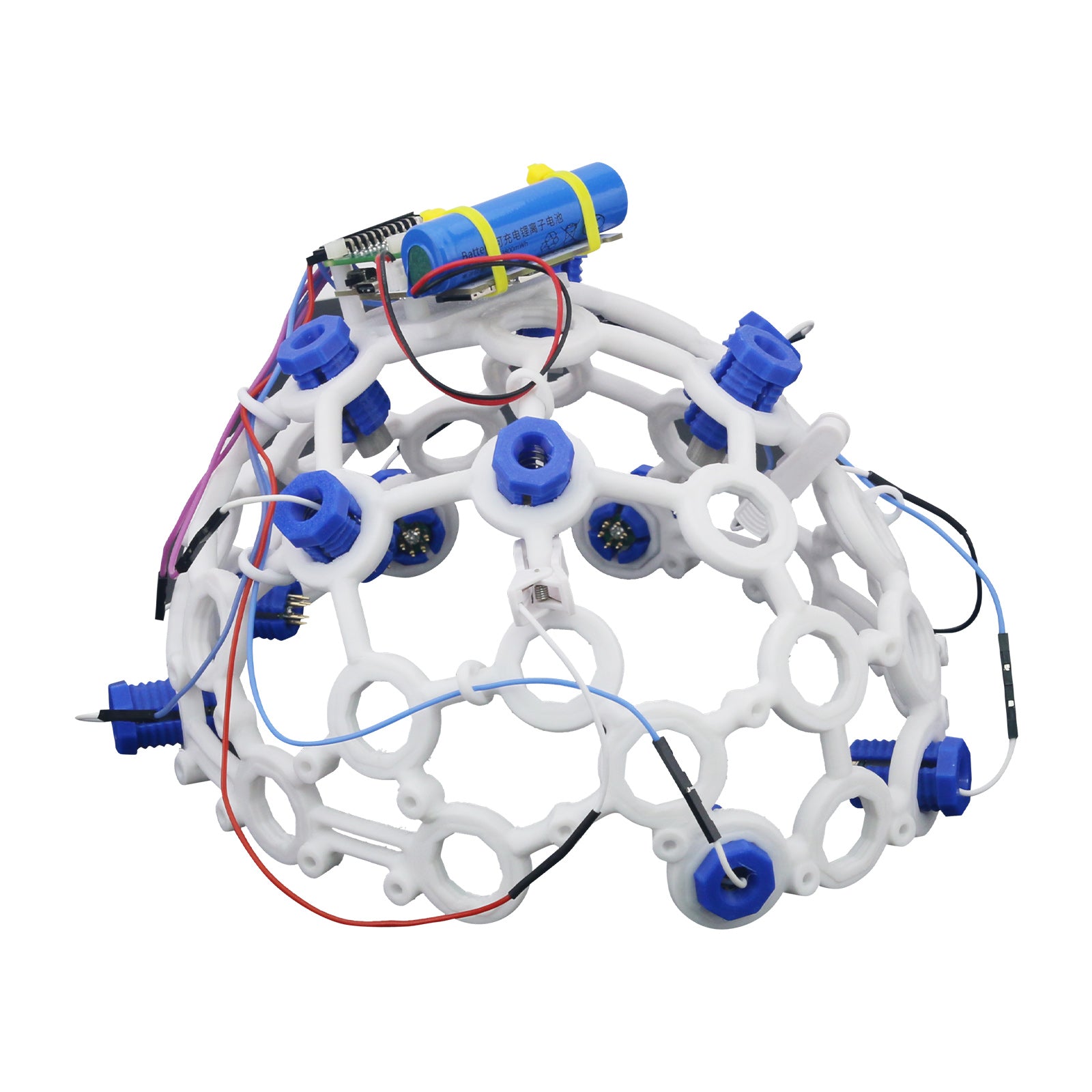 Customized 3D-Printed 8-Channel EEG Caps for OpenBCI++ Brain Computer
