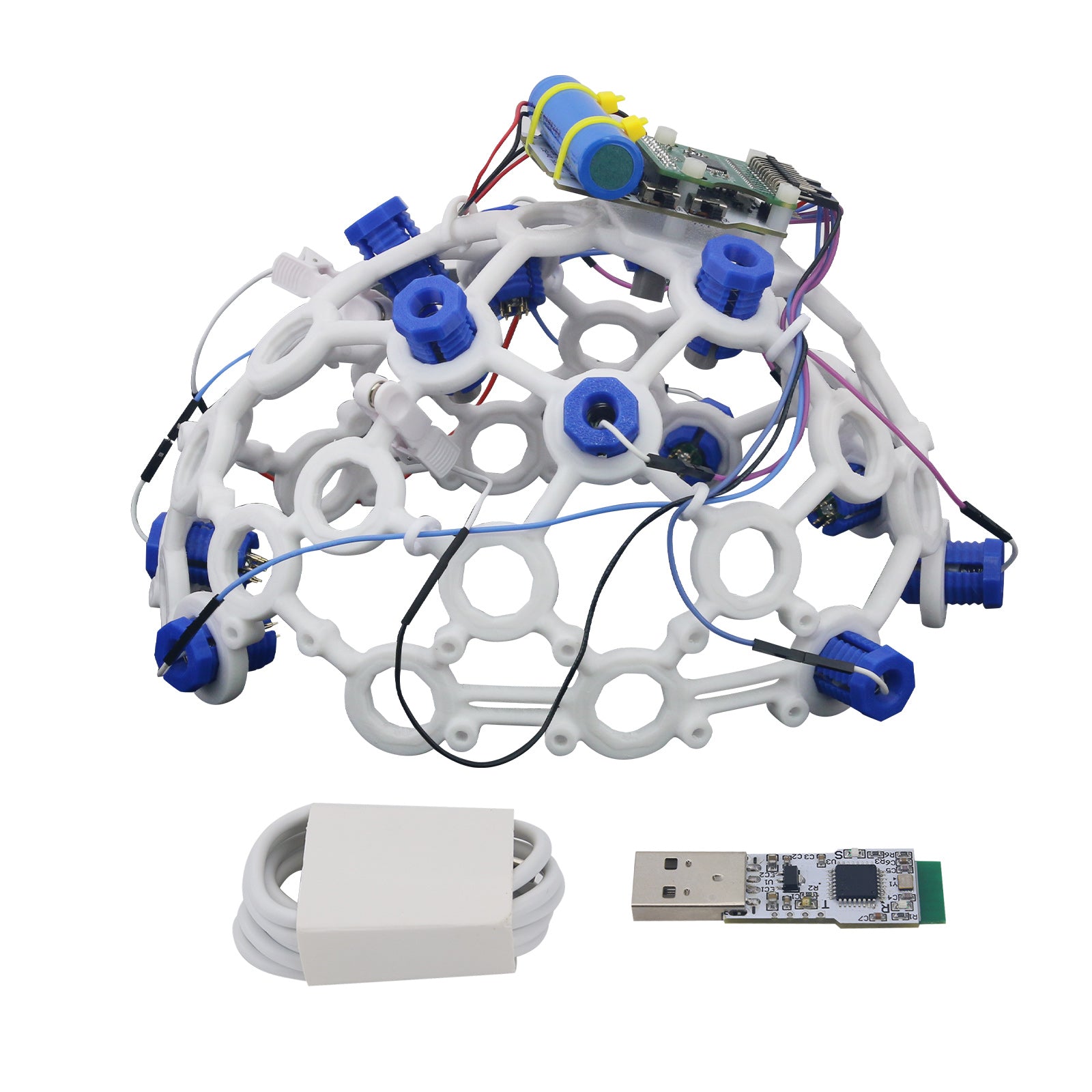 Customized 3D-Printed 8-Channel EEG Caps for OpenBCI++ Brain Computer