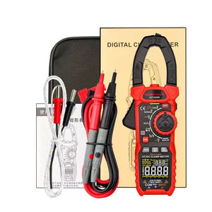 HABOTEST HT208D Clamp Meter Digital Multimeter 6000 Counts 1000A AC DC Current Tester (DCA Zero)