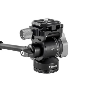 XY-260112 PH08 Portable Hydraulic Latitude Gimbal with Arca-Swiss Quick Mount for DSLR/Mirrorless Cameras