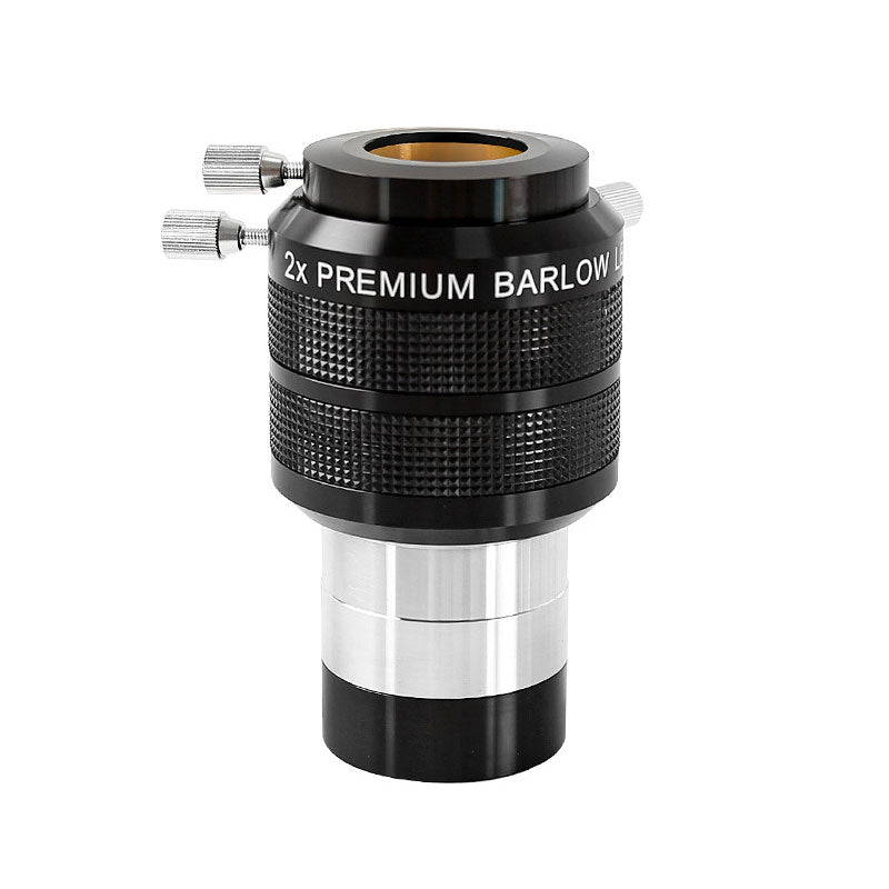 Angeleyes XY-250409 2-Inch 2X Apochromatism Premium Barlow Lens with 2-Inch to 1.25-Inch Adapter for Astronomical Telescopes