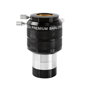 Angeleyes XY-250409 2-Inch 2X Apochromatism Premium Barlow Lens with 2-Inch to 1.25-Inch Adapter for Astronomical Telescopes