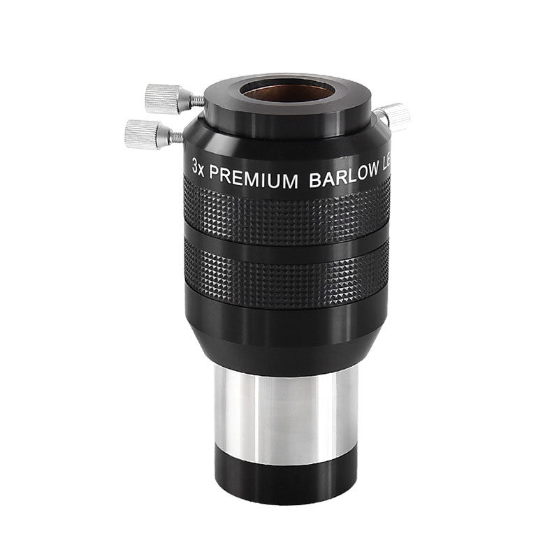 TeSeek XY-230711 2-Inch 3X Apochromatism Premium Barlow Lens with 2-Inch to 1.25-Inch Adapter for Astronomical Telescopes