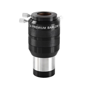 TeSeek XY-230711 2-Inch 3X Apochromatism Premium Barlow Lens with 2-Inch to 1.25-Inch Adapter for Astronomical Telescopes