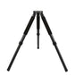 CF-50 Portable Carbon Fiber Tripod 460-770mm 50KG Load Capacity + 3PCS 45MM Aluminum Alloy Foot Pads for Astronomical Telescopes