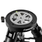 CF-50 Portable Carbon Fiber Tripod 460-770mm 50KG Load Capacity + 3PCS 45MM Aluminum Alloy Foot Pads for Astronomical Telescopes