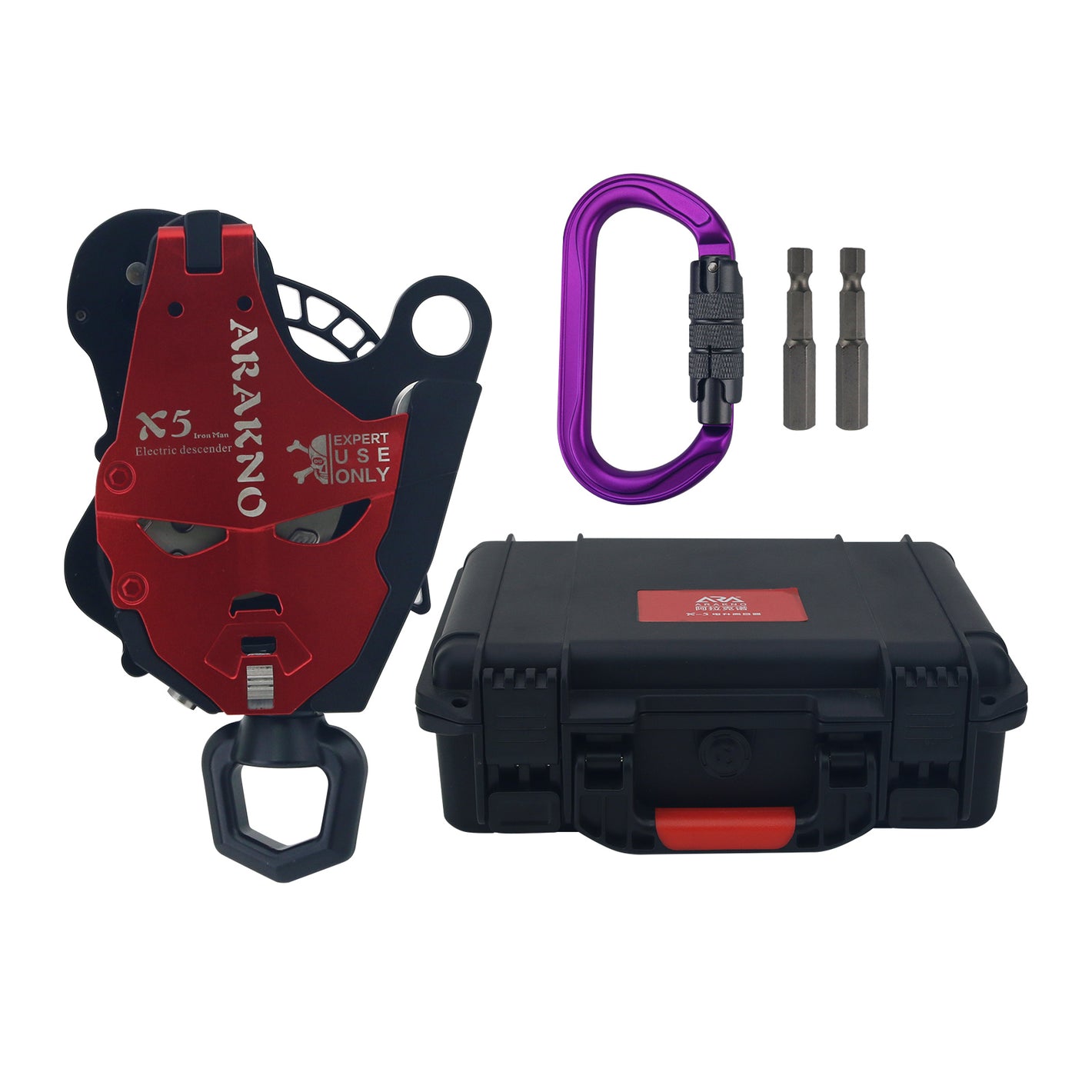 Arakno X5 Iron Man Electric Descender 200KG Lift Retarder High Altitude Operation Rescue Lift Ascender