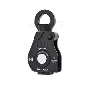 XINDA-6018 25KN Universal Rope Collector Safety Pulley High Efficiency Automatic Rope Retractor for 8-13MM Ropes
