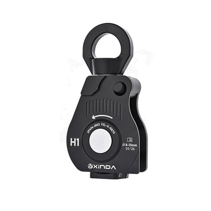 XINDA-6018 25KN Universal Rope Collector Safety Pulley High Efficiency Automatic Rope Retractor for 8-13MM Ropes
