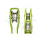 XINDA HH-9676 Mountaineer Rock Climbing Double Pulley 25KN Outdoor Crossing Twin Wheel Pulley for 8-13MM Ropes