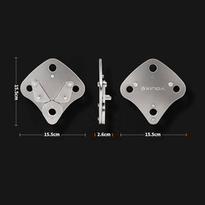 XD-Q9754 Steel Cable Diverter Stainless Steel High Quality Cable Divider Support Automatic Return for Adventure/Rock Climbing