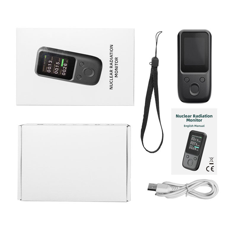 RM211 Portable 0-10000uSv/h Nuclear Radiation Detector Geiger Counter Tube Radiation Monitor with TFT-LCD Screen