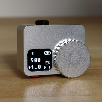 All Metal L303 Light Meter Single Dial Long Battery Life On-Camera Reflected Light Meter (Silver)