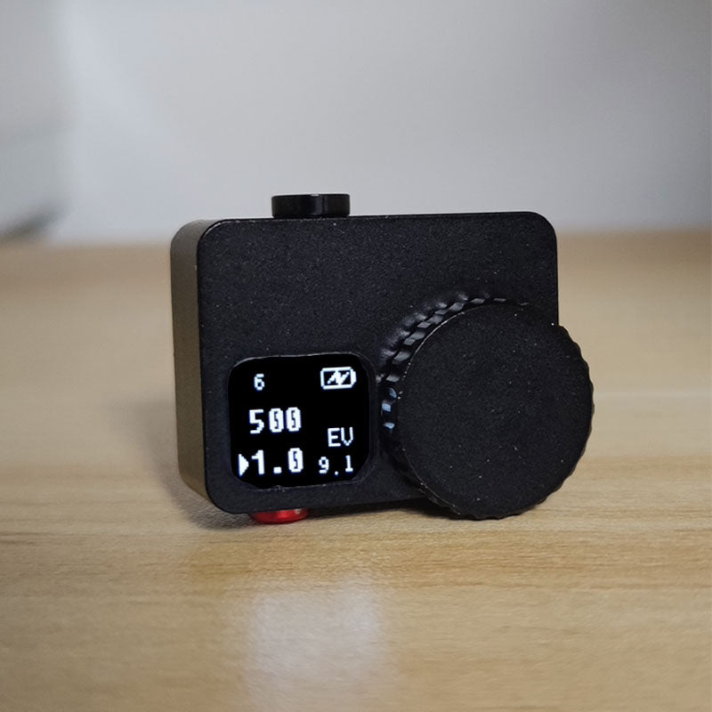 All Metal L303 Light Meter Single Dial Long Battery Life On-Camera Reflected Light Meter (Black)