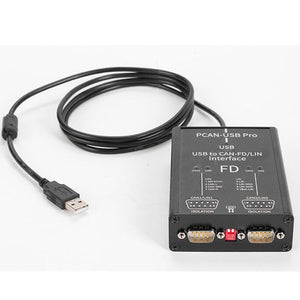 PCAN-USB Pro PCAN FD Pro 2-Channel 16Mbit/s USB to CAN-FD/LIN Adapter Compatible with IPEH-004061 for Vector CANoe