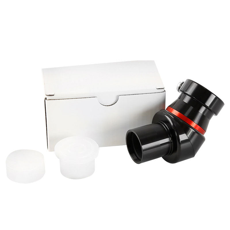 TeSeek XY-240520 1.25-Inch 45-Degree Positive Image Zenith Mirror High Transmittance Reflective Prism for Astronomical Telescopes