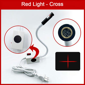 360° Adjustable Laser Positioning Light (Square Base Red Cross Laser) for Sewing Machine and Fabric Cutting
