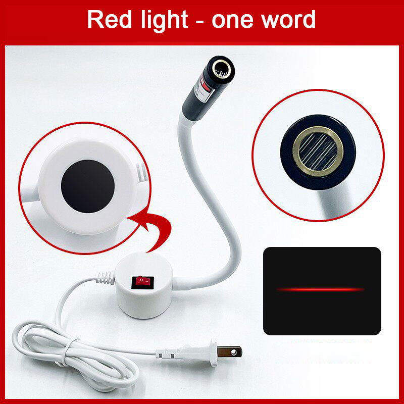 360° Adjustable Laser Positioning Light (Round Base Red Line Laser) for Sewing Machine and Fabric Cutting
