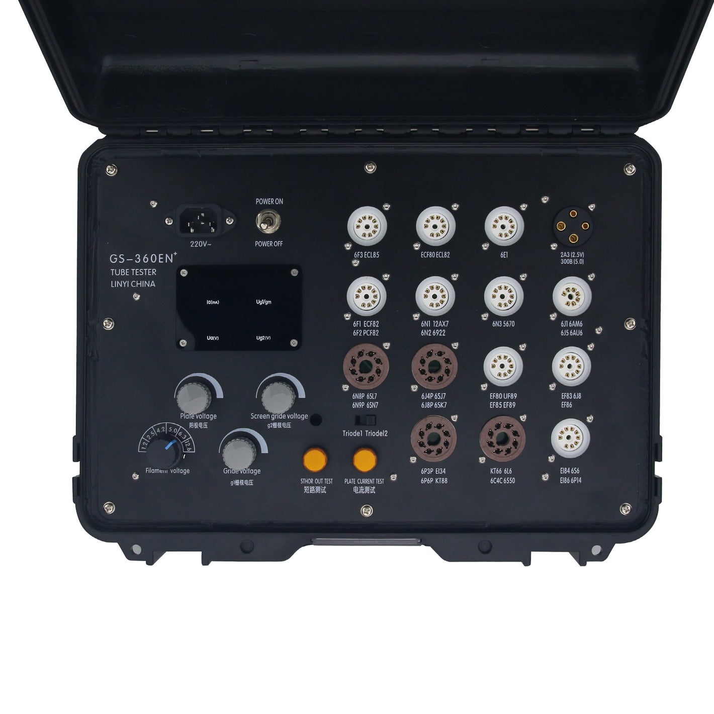 220V Black GS-360EN Electronic Tube Tester High Quality Vacuum Tube Tester Replacement for GS-5