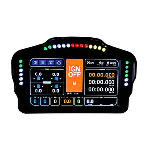 SIMDT DT7 Pro Dashboard 7-Inch Sim Racing Dash (Non-Touchscreen) for Fanatec Thrustmaster Logitech