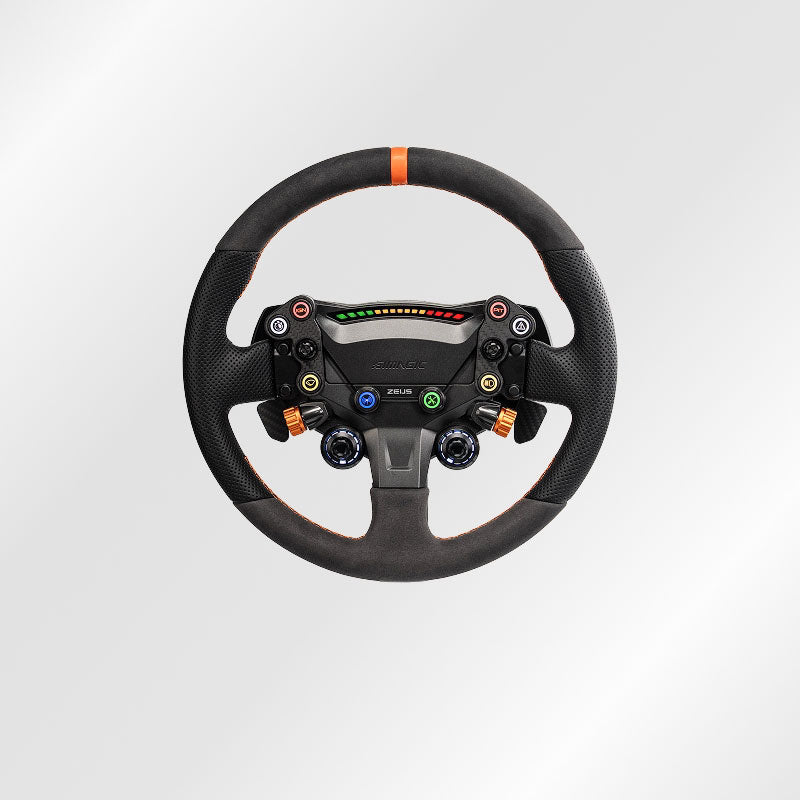 Simagic Zeus Sport 320mm Round Steering Wheel Suitable for Sim Racing Games and Daily Driving