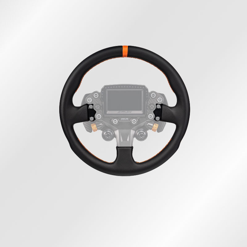 Simagic Zeus Sport Replacement Wheel Rim ZS-330RR (Leather) 330mm Round Rally Steering Wheel