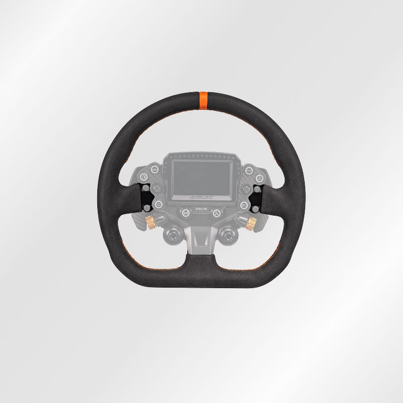 Simagic Zeus Sport Replacement Wheel Rim ZS-320CD (Microfiber Suede) 320mm D-Shaped Steering Wheel